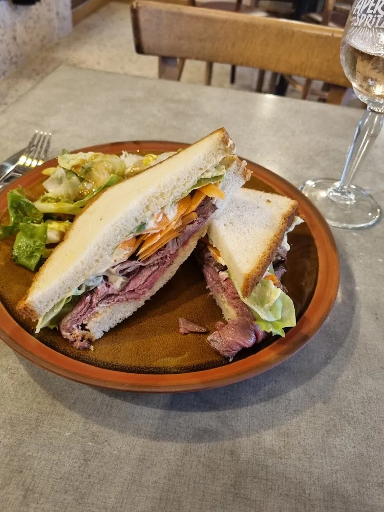 Capacious Beef Salad Sandwich